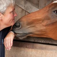 Mandy with Her Horse, Barb Gardner
